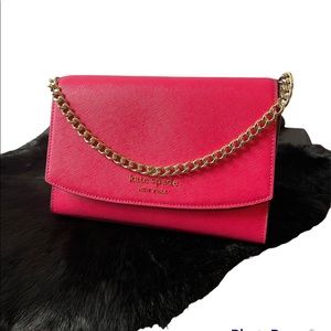 Kate spade NWT pink and gold adjustable strap Crossbody